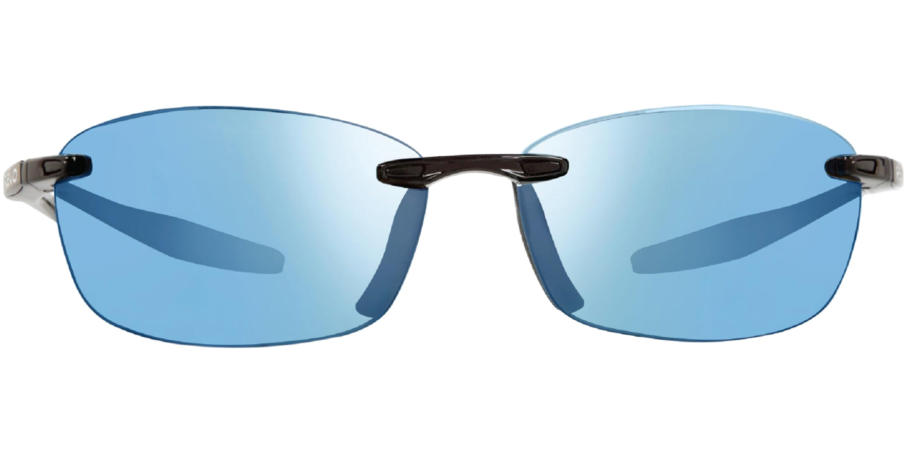 Revo Descend E Polarized Rimless Wrap w/ Mirror Lens