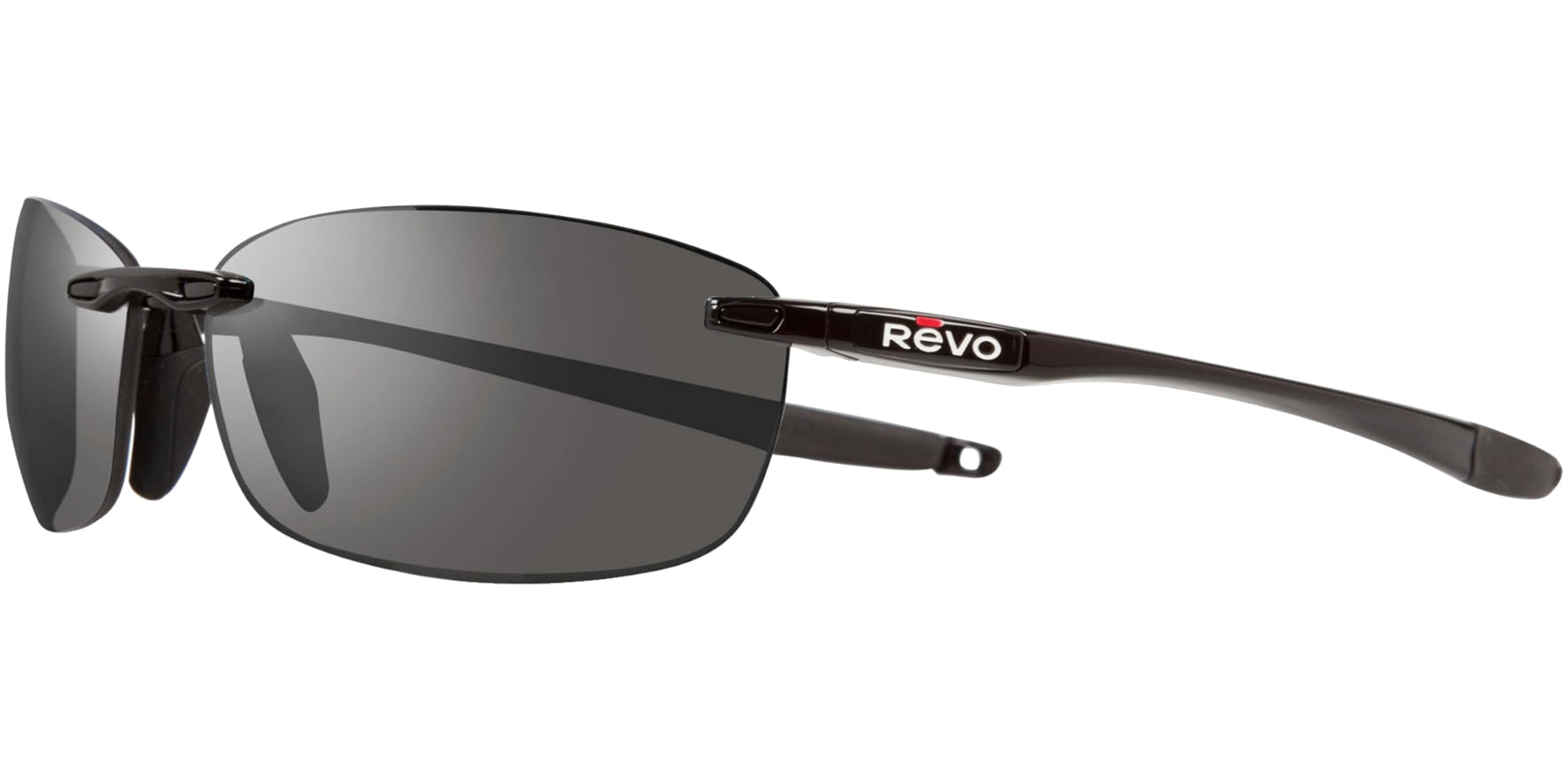 Revo Descend E Polarized Rimless Wrap w/ Mirror Lens