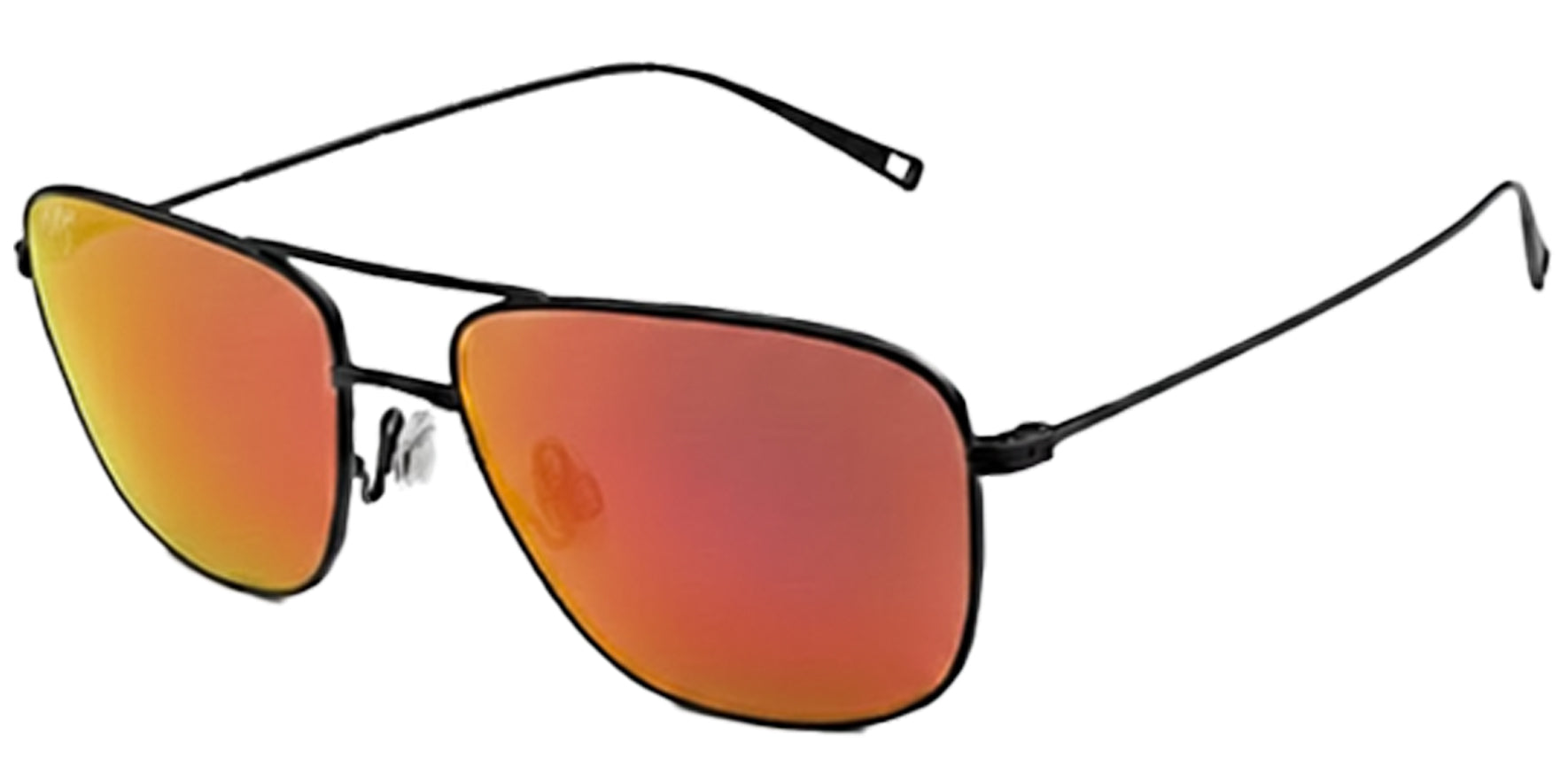 Maui Jim Mikioi Polarized Titanium Navigator w/ Mirror Lens