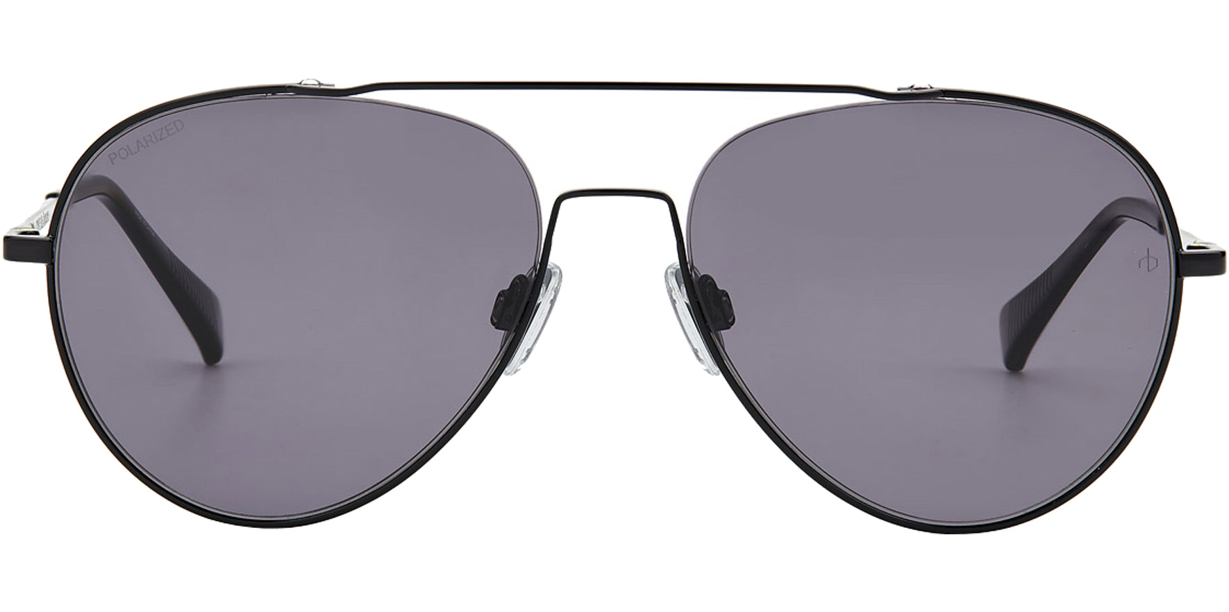 Rag & Bone Polarized Black Cutaway Aviator - Eyedictive