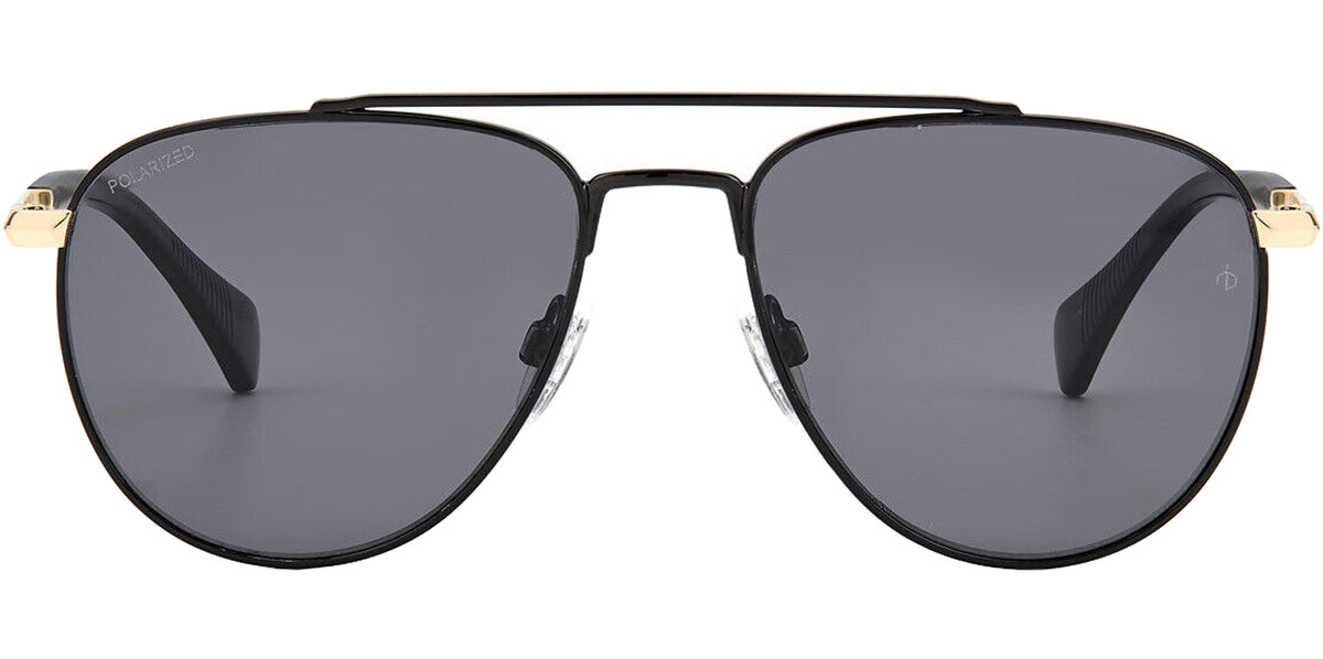 Rag & Bone Polarized Gold-Tone Aviator - Eyedictive