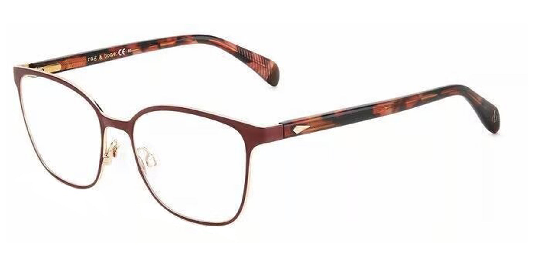 Rag & Bone Rounded Square Eyeglass Frames