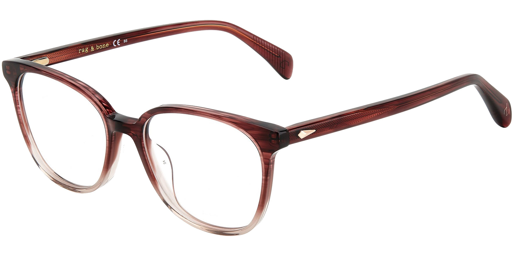 Rag & Bone Soft Square Eyeglass Frames