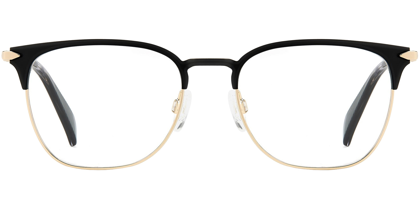 Rag & Bone Browline Soft Square Eyeglass Frames w/ Spring Flex Hinges
