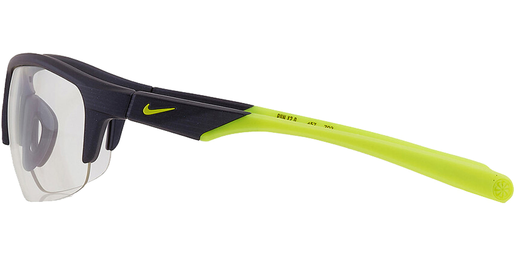 Nike Run X2 D Matte Obsidian Semi-Rimless Sport Wrap