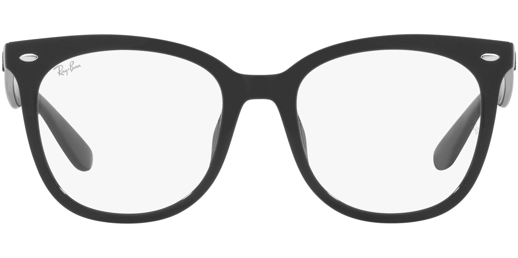 Ray-Ban Soft Square Eyeglasses w/ Front Rivets