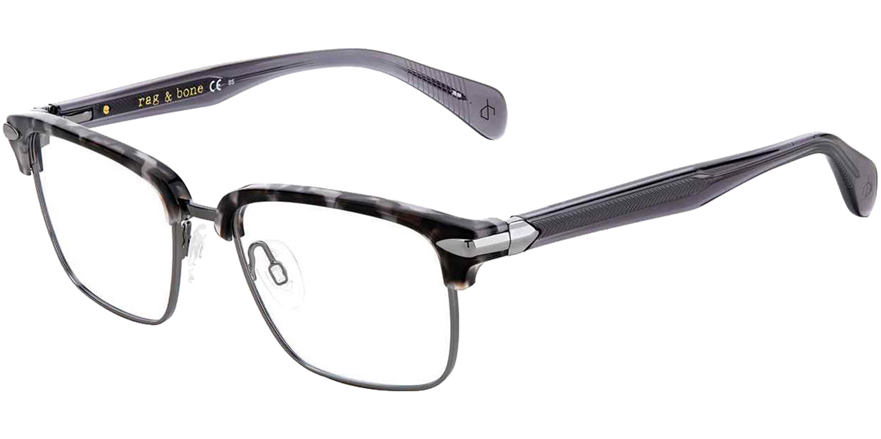 Rag & Bone Browline Square Eyeglass Frames