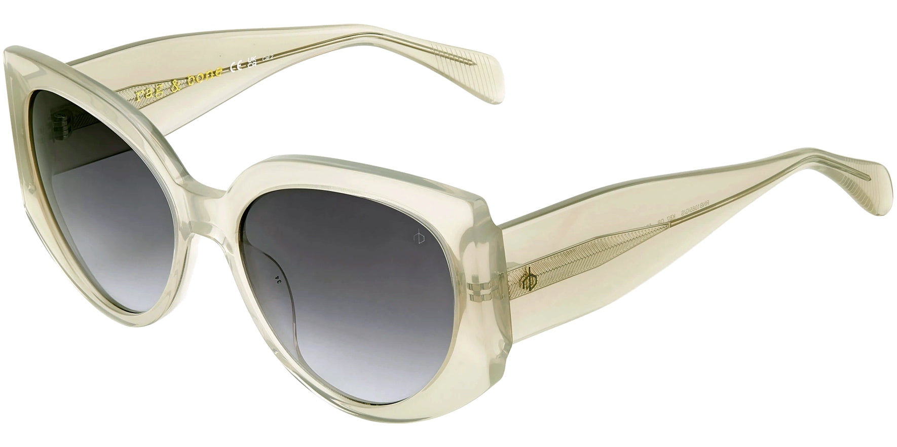 Rag & Bone Lorne Geometric Cat Eye w/ Gradient Lens - Eyedictive
