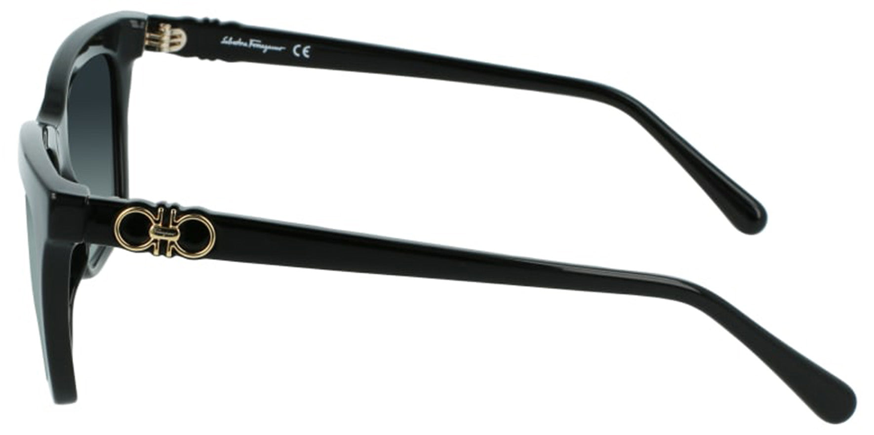 Salvatore Ferragamo Angled Square w/ Gradient Lens