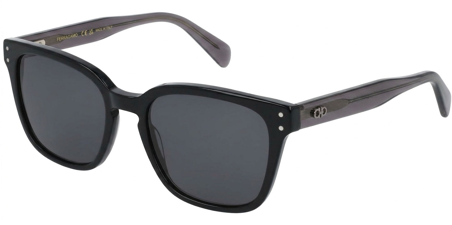 Ferragamo Soft Square w/ Keyhole Bridge