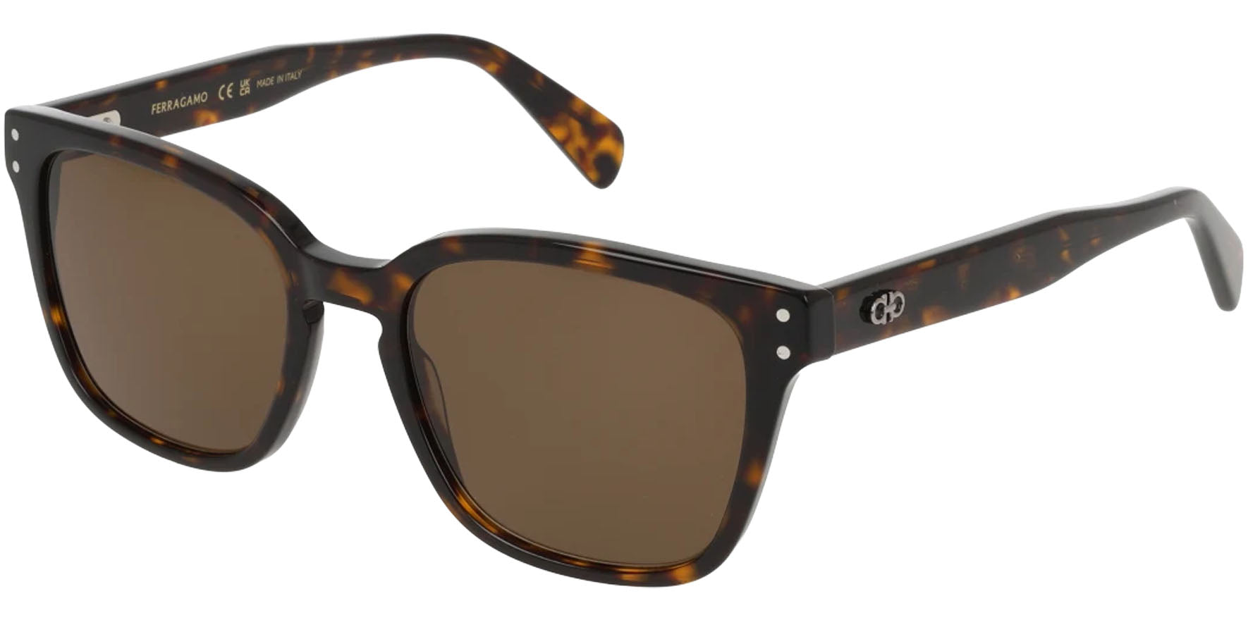 Ferragamo Soft Square w/ Keyhole Bridge