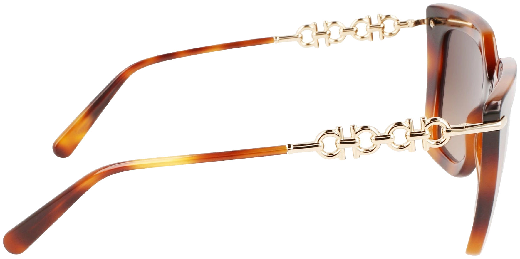 Salvatore Ferragamo Classic Havana Oversize Square - Eyedictive