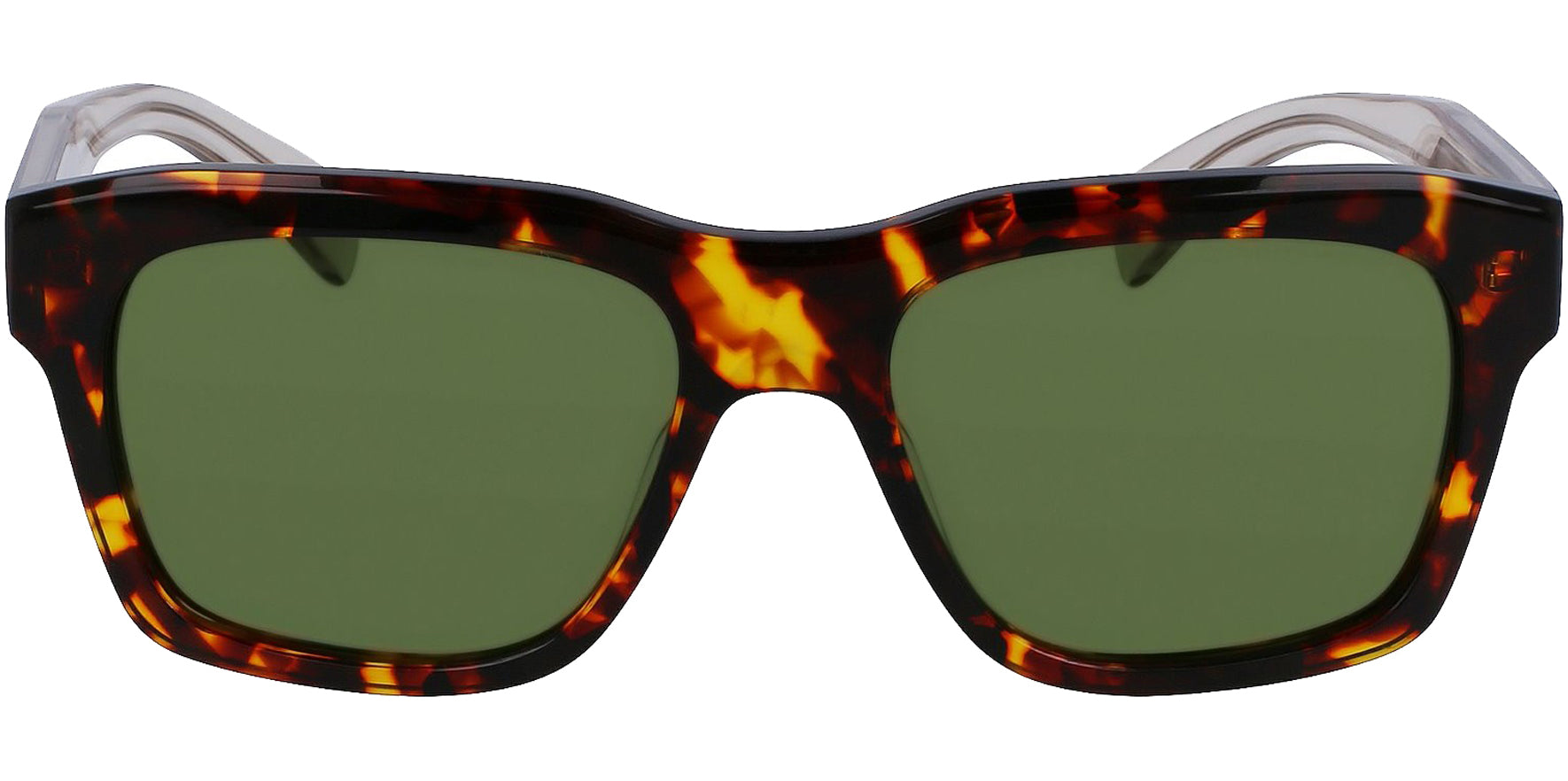 Ferragamo Oversized Square w/ Transparent Temples