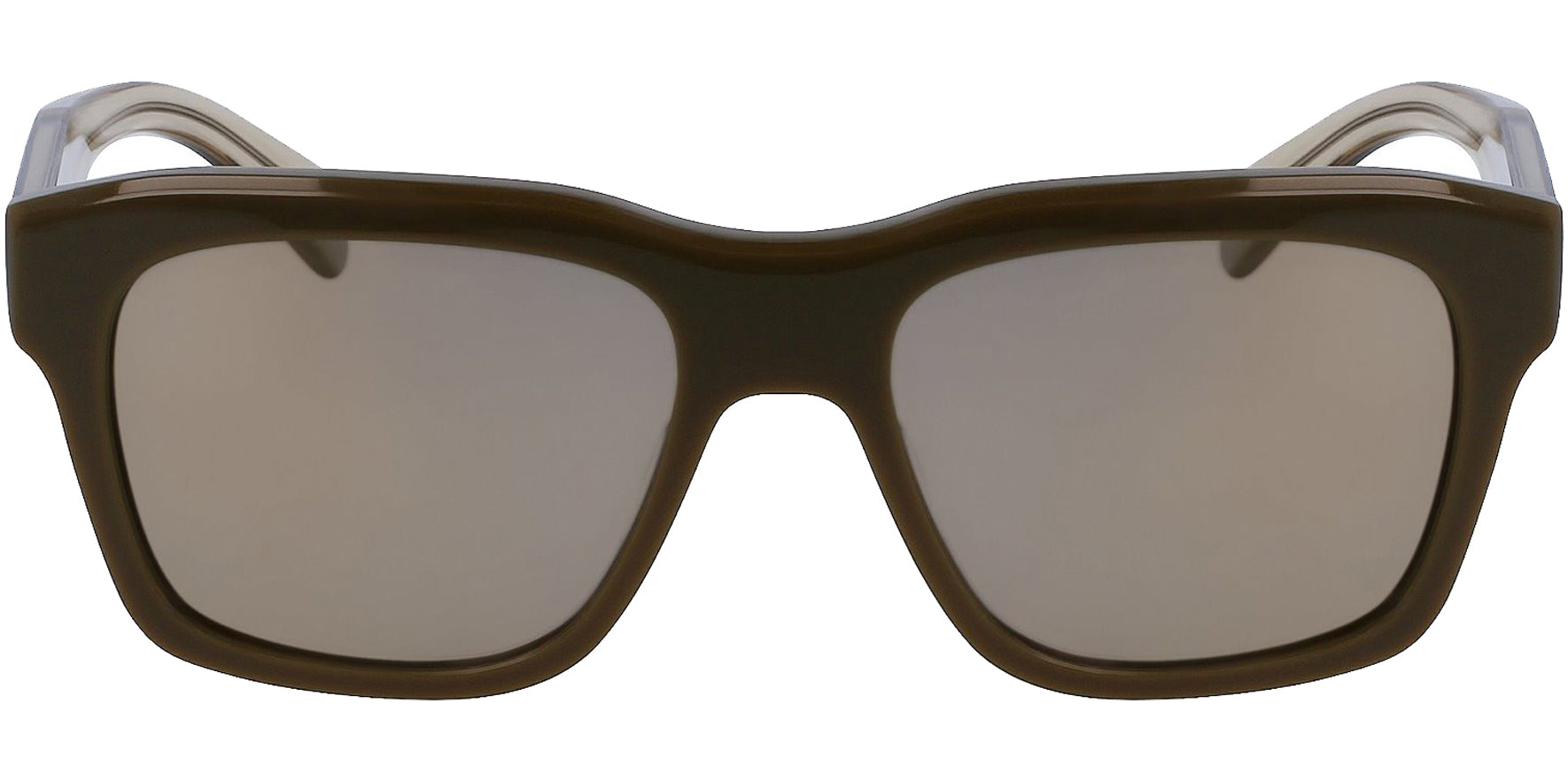 Ferragamo Oversized Square w/ Transparent Temples