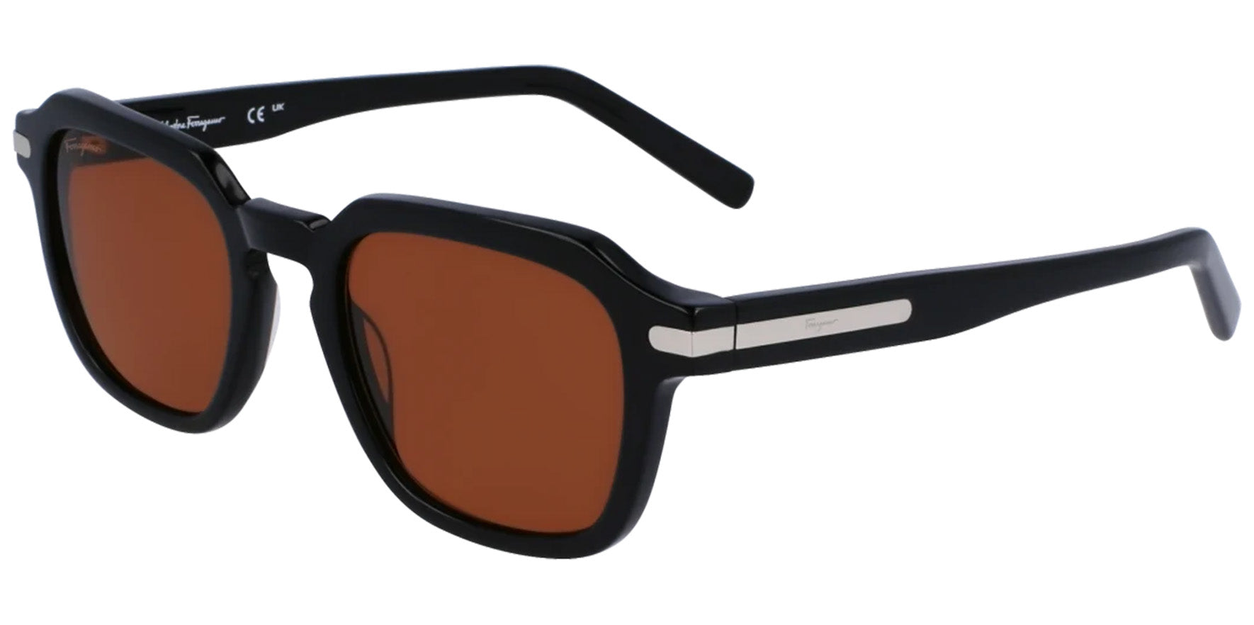 Ferragamo Geometric Square w/ Keyhole Bridge