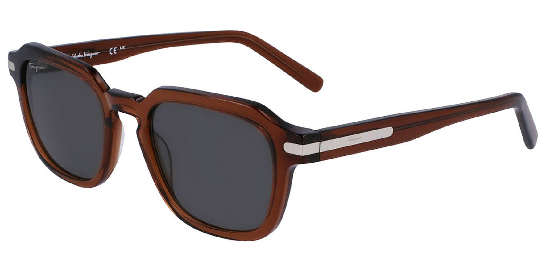 Ferragamo Geometric Square w/ Keyhole Bridge