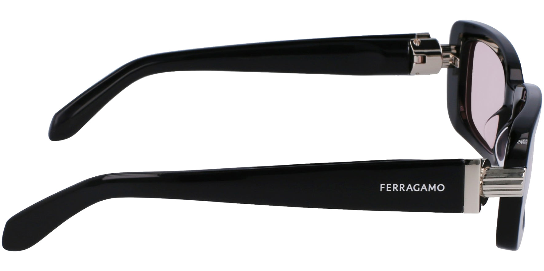 Ferragamo Black Soft Rectangle