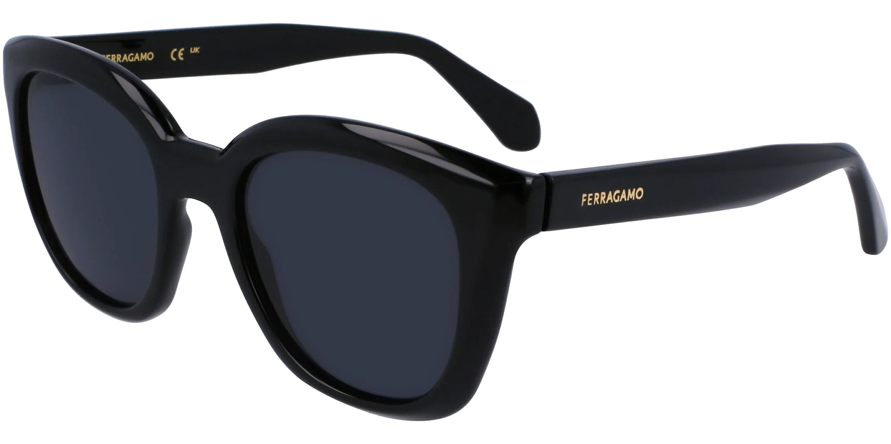 Ferragamo Chunky Rounded Cat-Eye