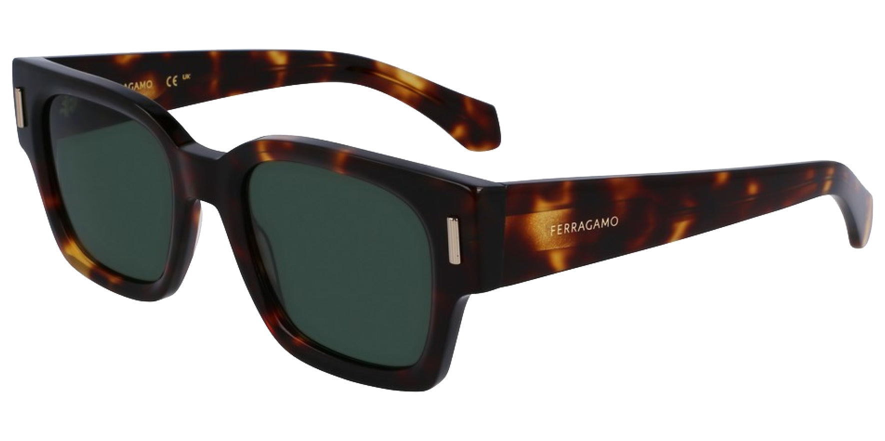 Ferragamo Bold Square w/ Rivet Details