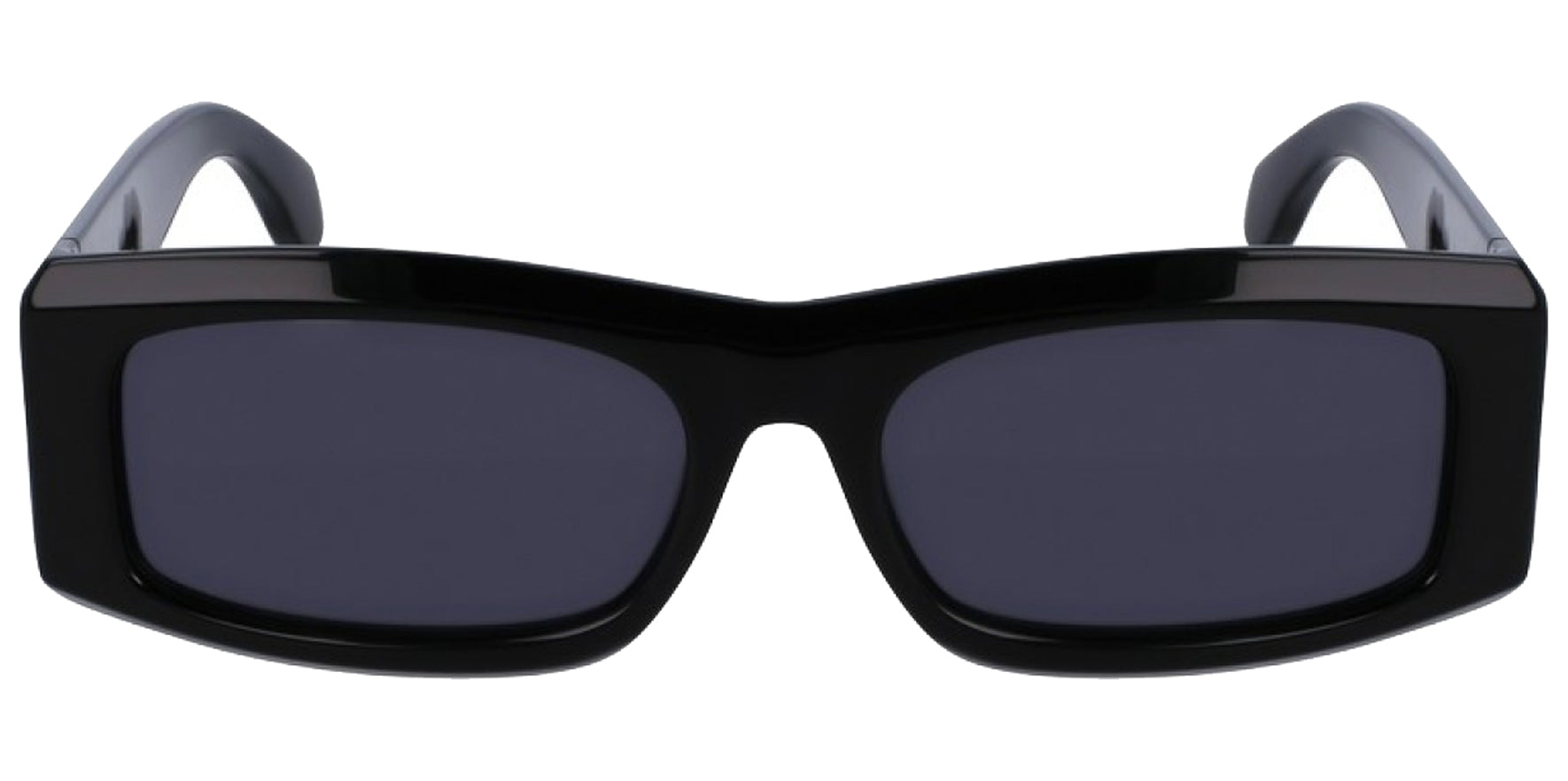 Ferragamo Chunky Rectangular w/ Wide Temples