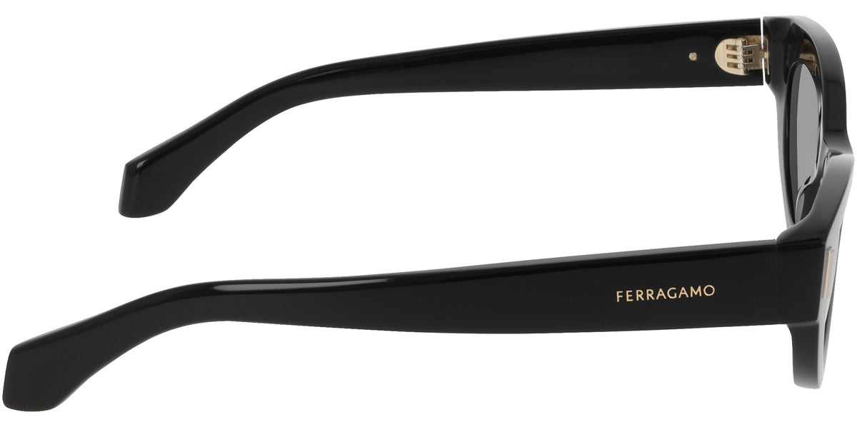 Ferragamo Cat-Eye w/ Rivet Details