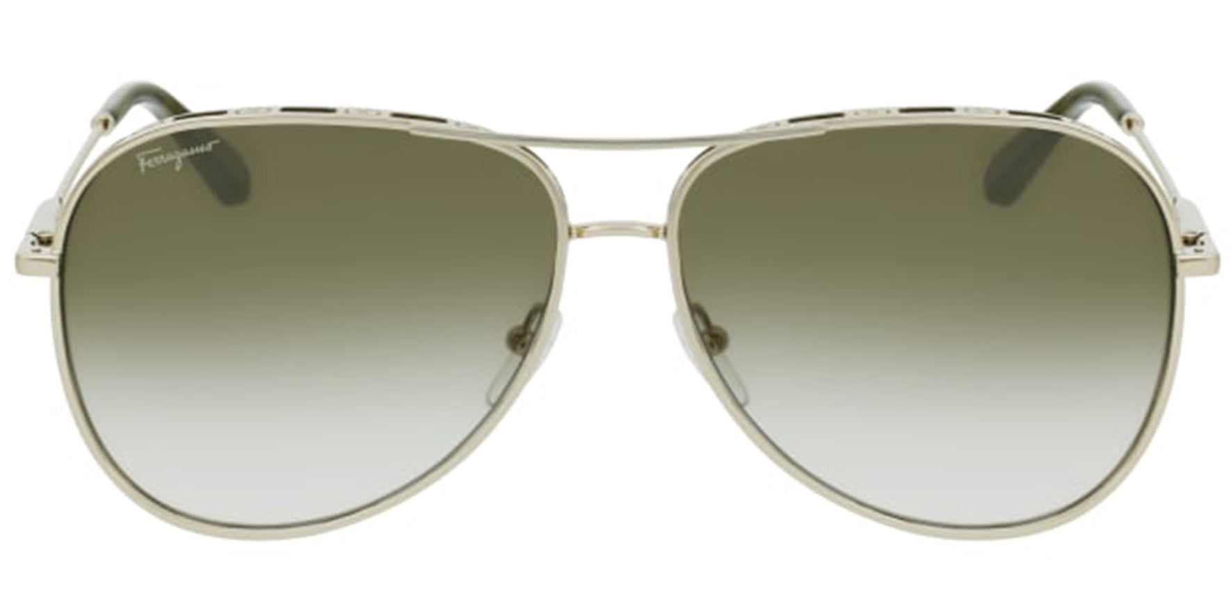 Salvatore Ferragamo Aviator W/ Gradient Lens - Eyedictive