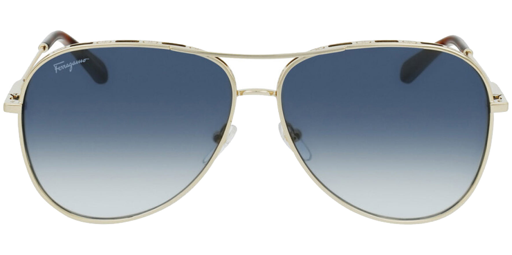 Salvatore Ferragamo Aviator W/ Gradient Lens - Eyedictive