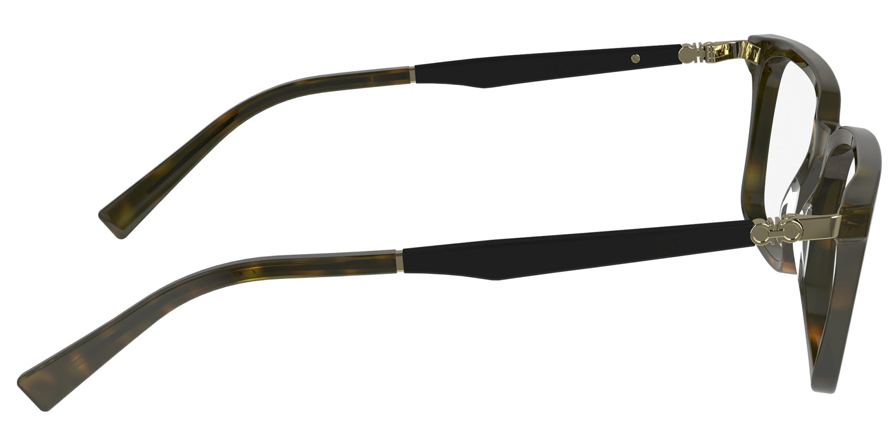 Ferragamo Tortoise Soft Square Eyeglass Frames