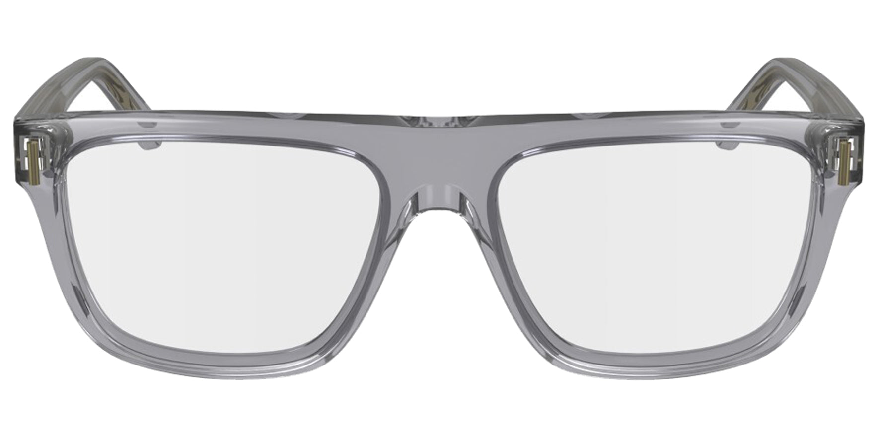 Ferragamo Square Eyeglass Frames w/ 5-Barrel Steel Hinges