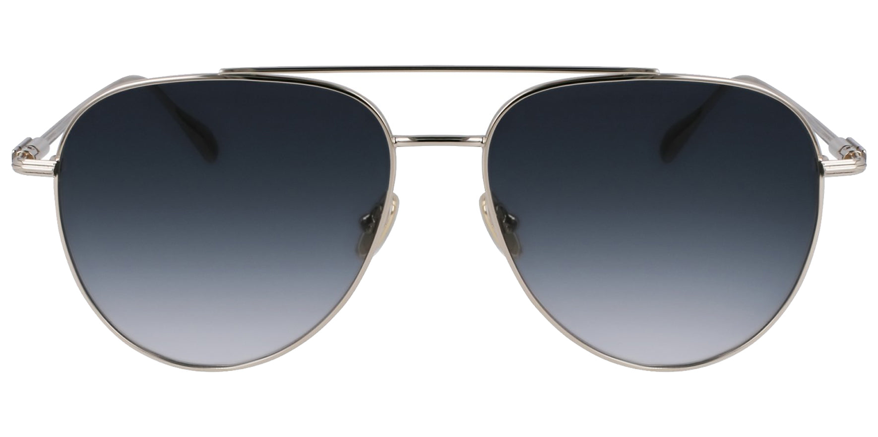 Ferragamo Classic Aviator w/ Metal Temples