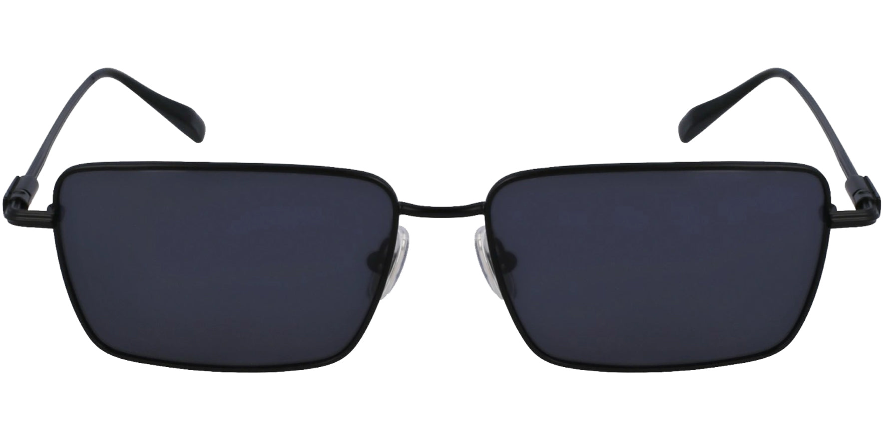 Ferragamo Rectangle w/ Metal Temples