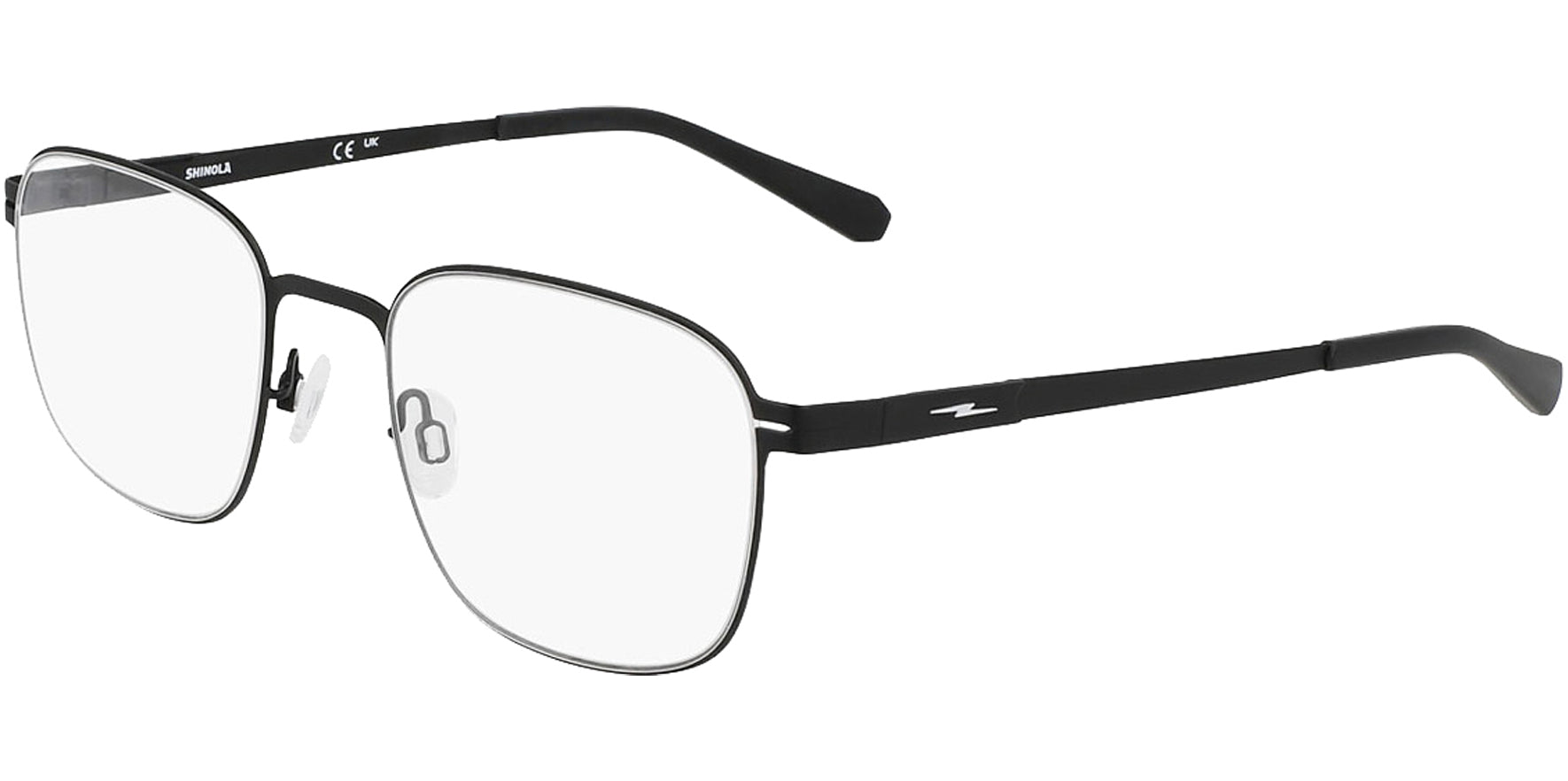 Shinola Flexon Curvy Soft Square Titanium Eyeglass Frame