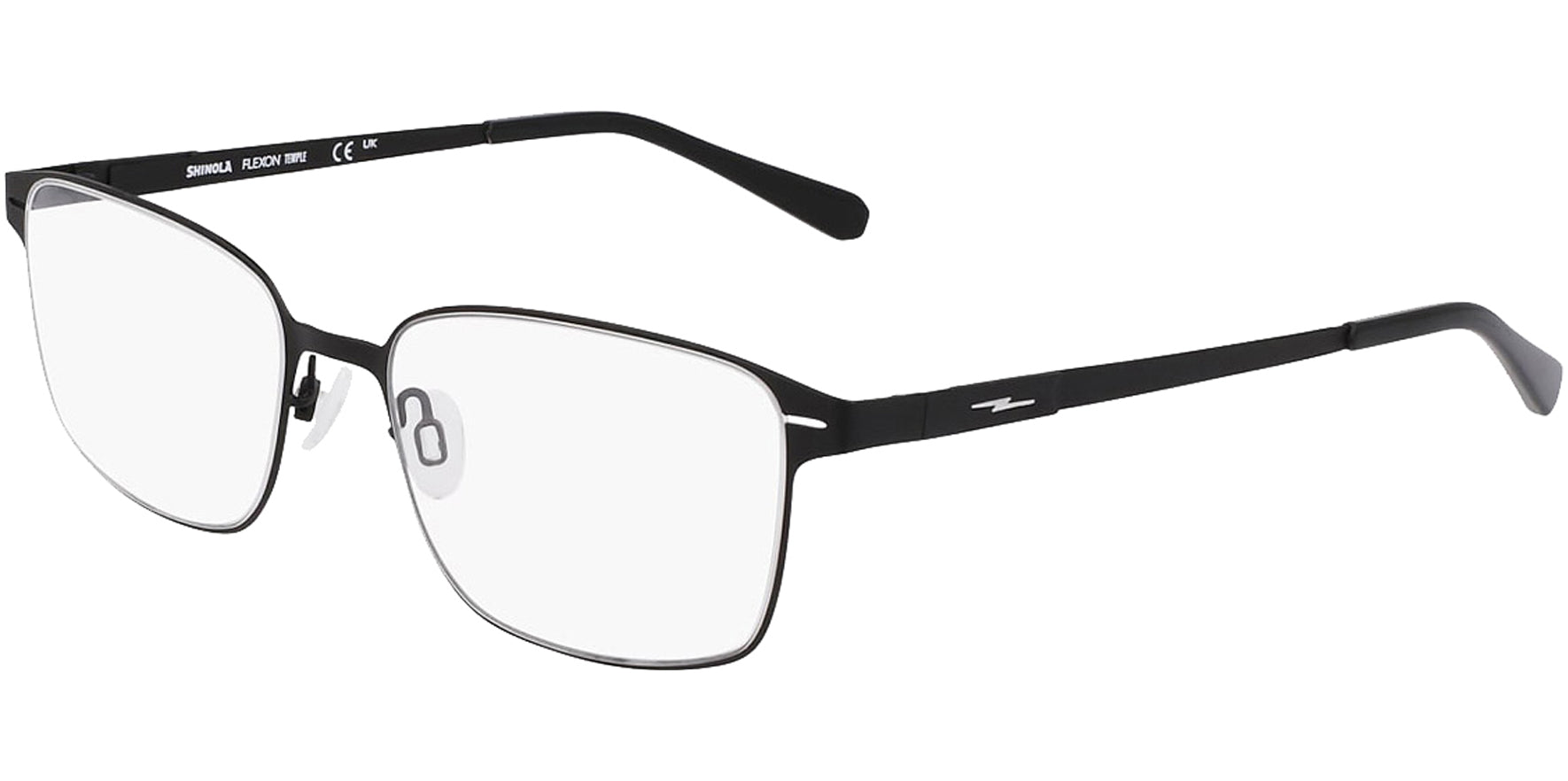Shinola Flexon Rectangular Way-Style Titanium Eyeglasses