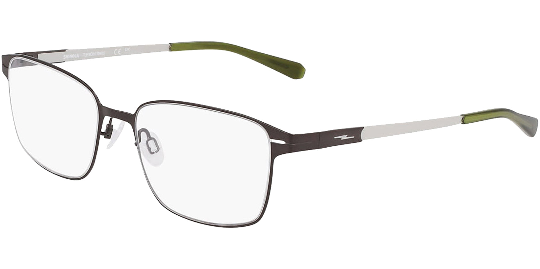 Shinola Flexon Rectangular Way-Style Titanium Eyeglasses