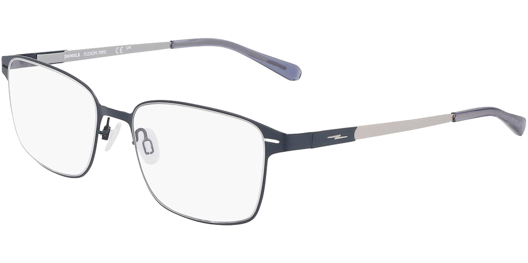 Shinola Flexon Rectangular Way-Style Titanium Eyeglasses