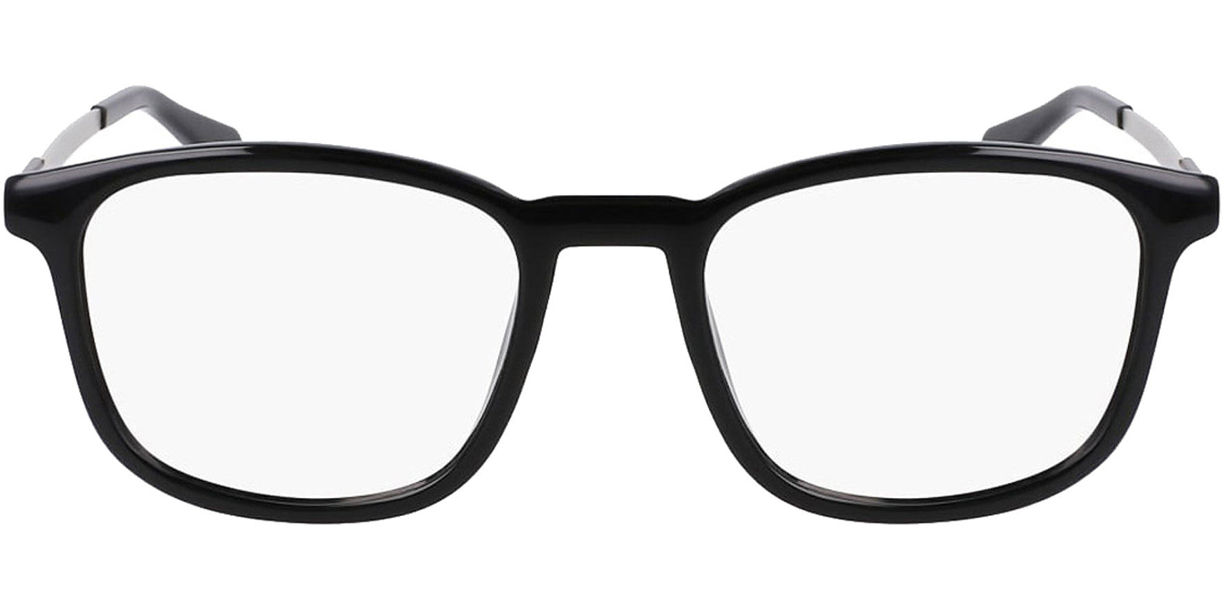 Shinola Black Soft Square Eyeglass Frame w/ Flexon Temples