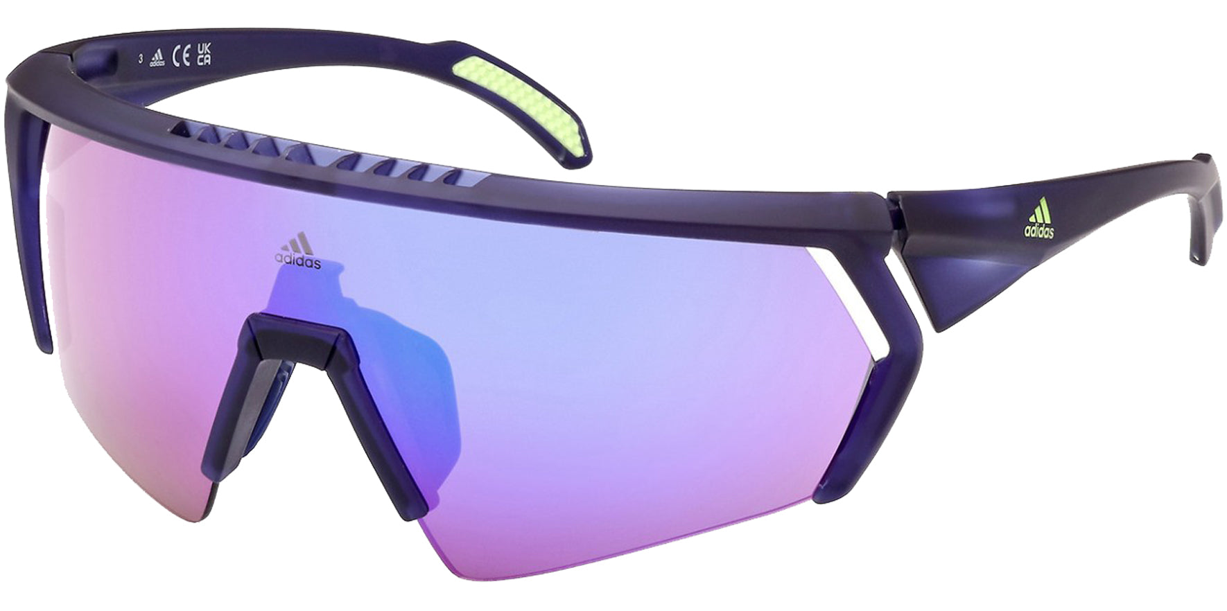Adidas Semi-Rimless Shield w/ Mirror Lens