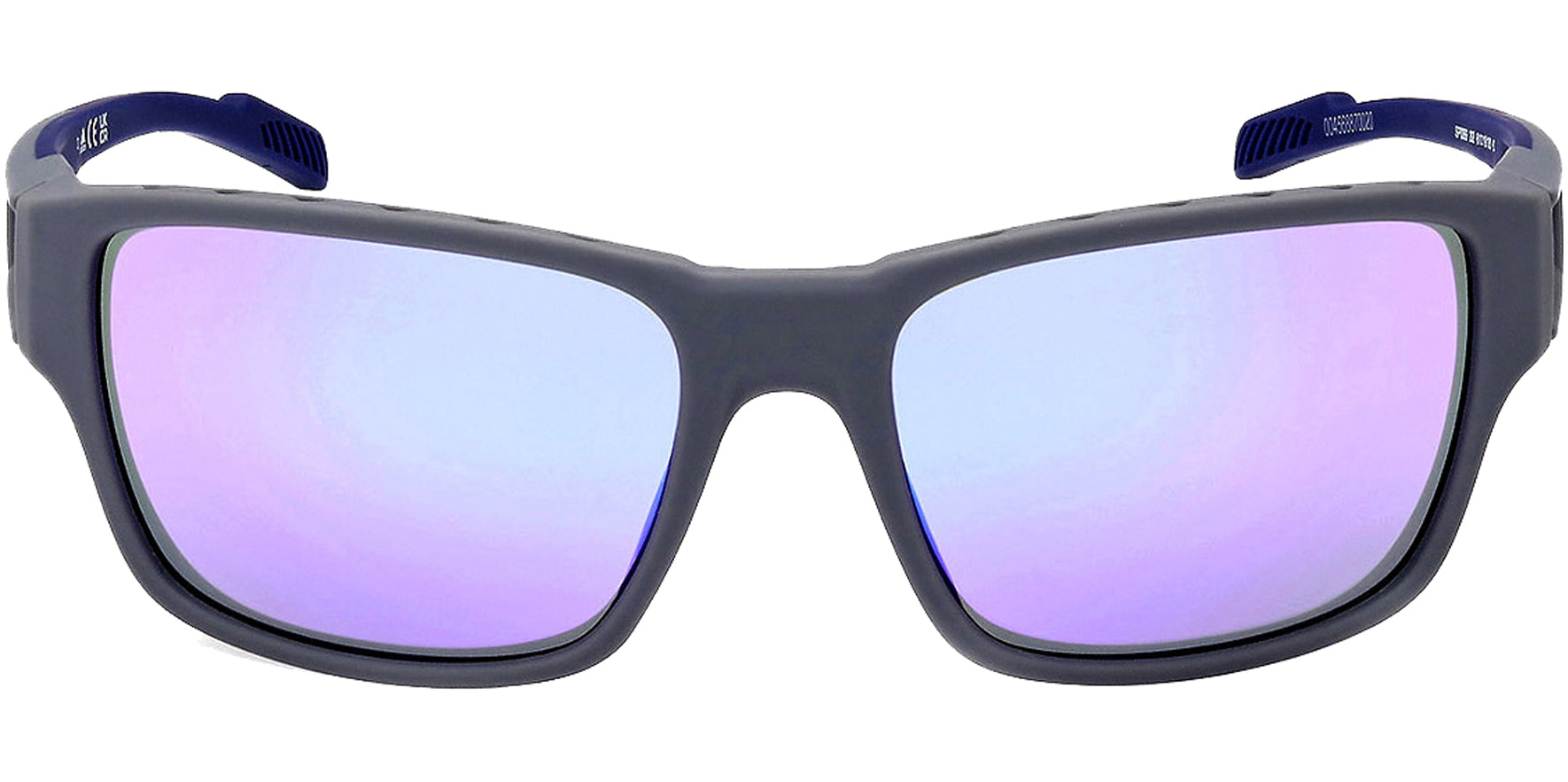 Adidas Matte Grey Square Sport w/ Gradient Lens