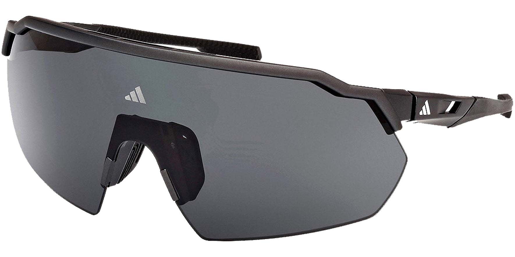 Adidas Polarized Matte Black Shield Sport w/ Bonus Lens