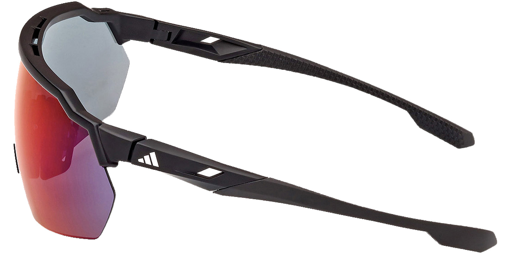 Adidas Matte Black Shield Sport w/ Mirror Lens