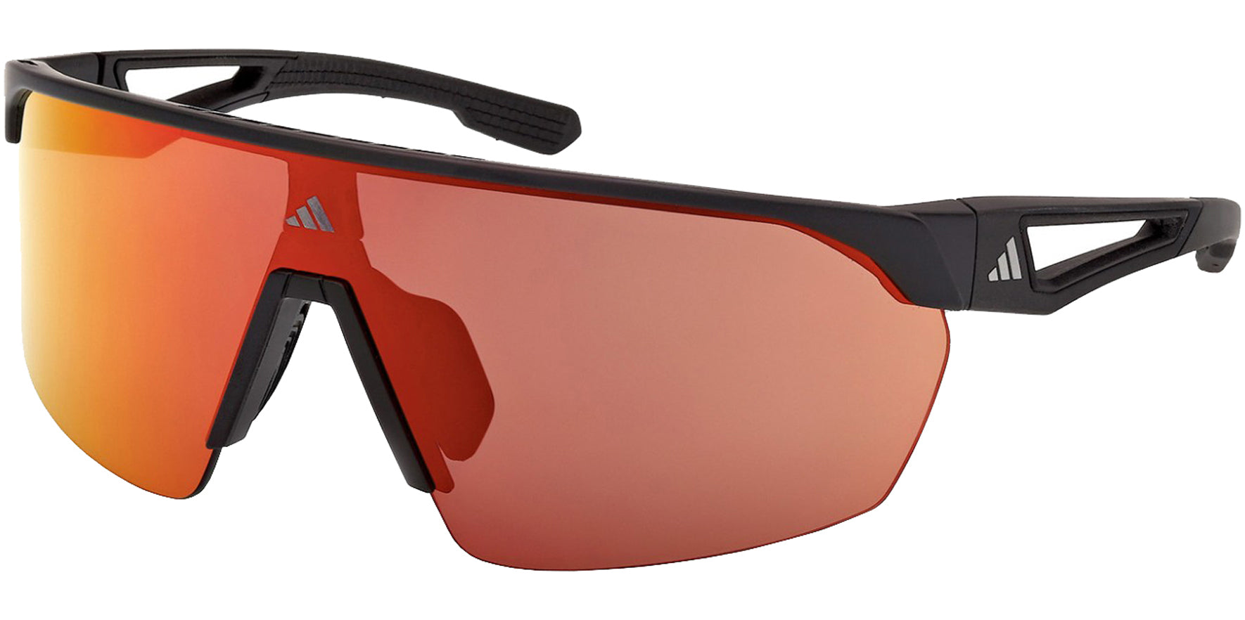 Adidas Semi-Rimless Shield w/ Mirror Lens