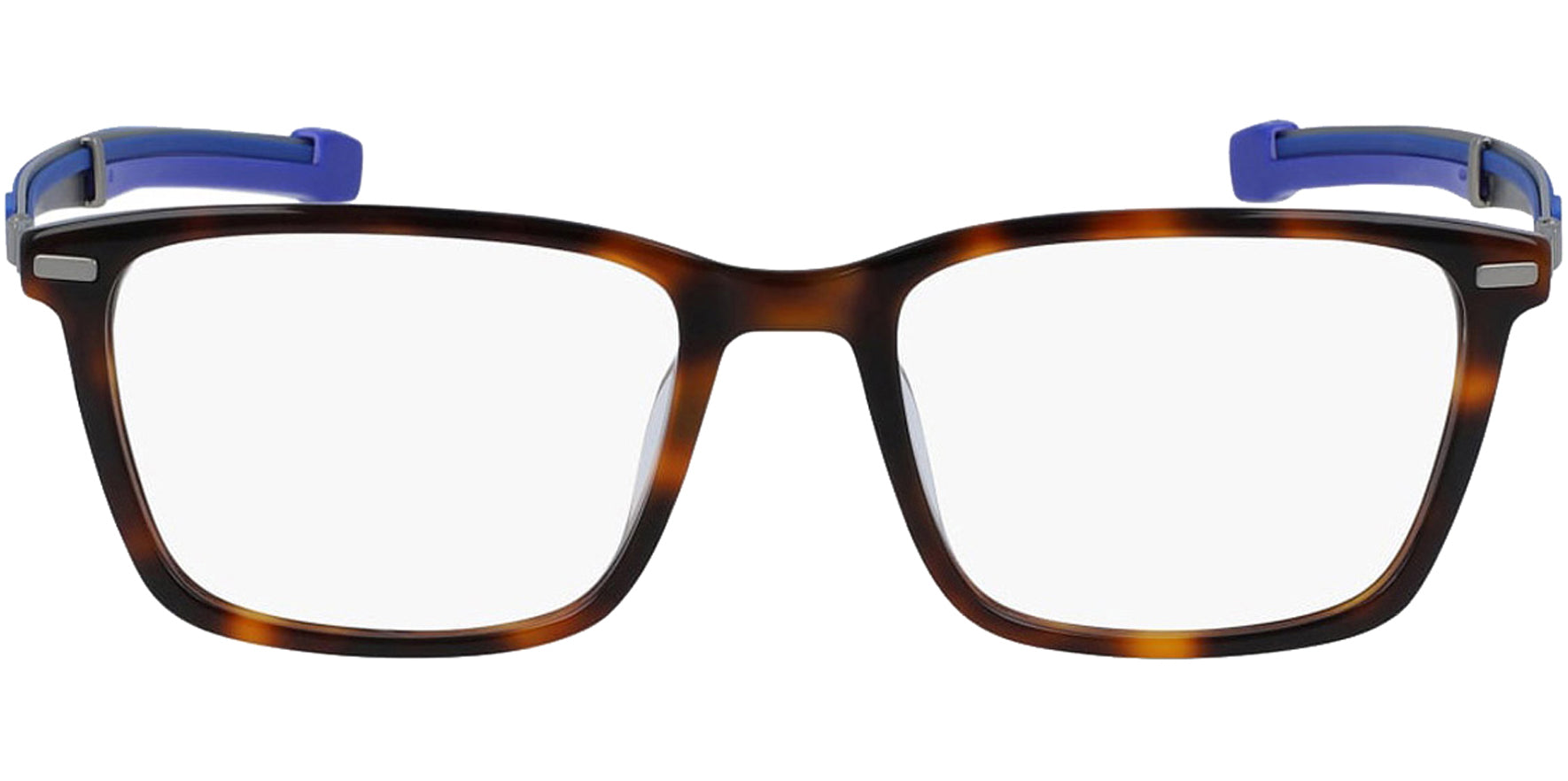 Spyder Tortoise Soft Square Eyeglass Frames w/ Extendable Lanyard