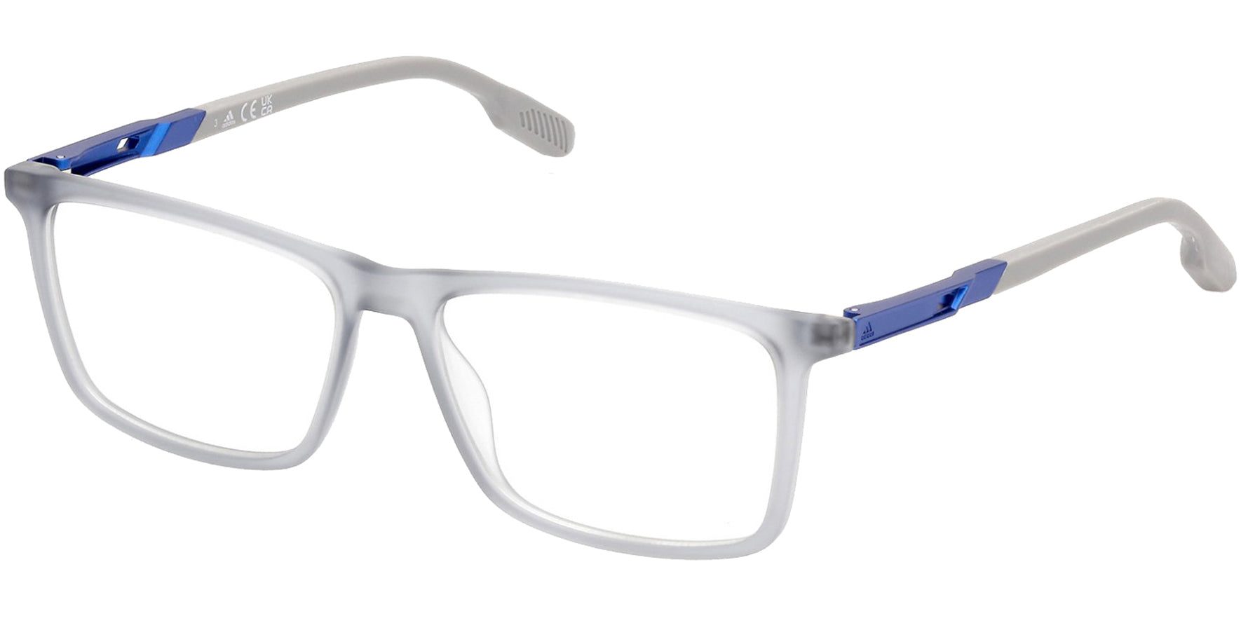 Adidas Rectangle Eyeglass Frames w/ Steel Hinges