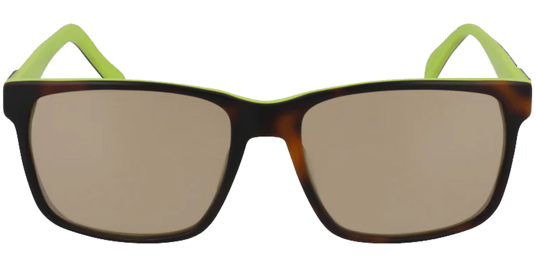Spyder Matte Tortoise/Neon Yellow-Green Square Sport - Eyedictive