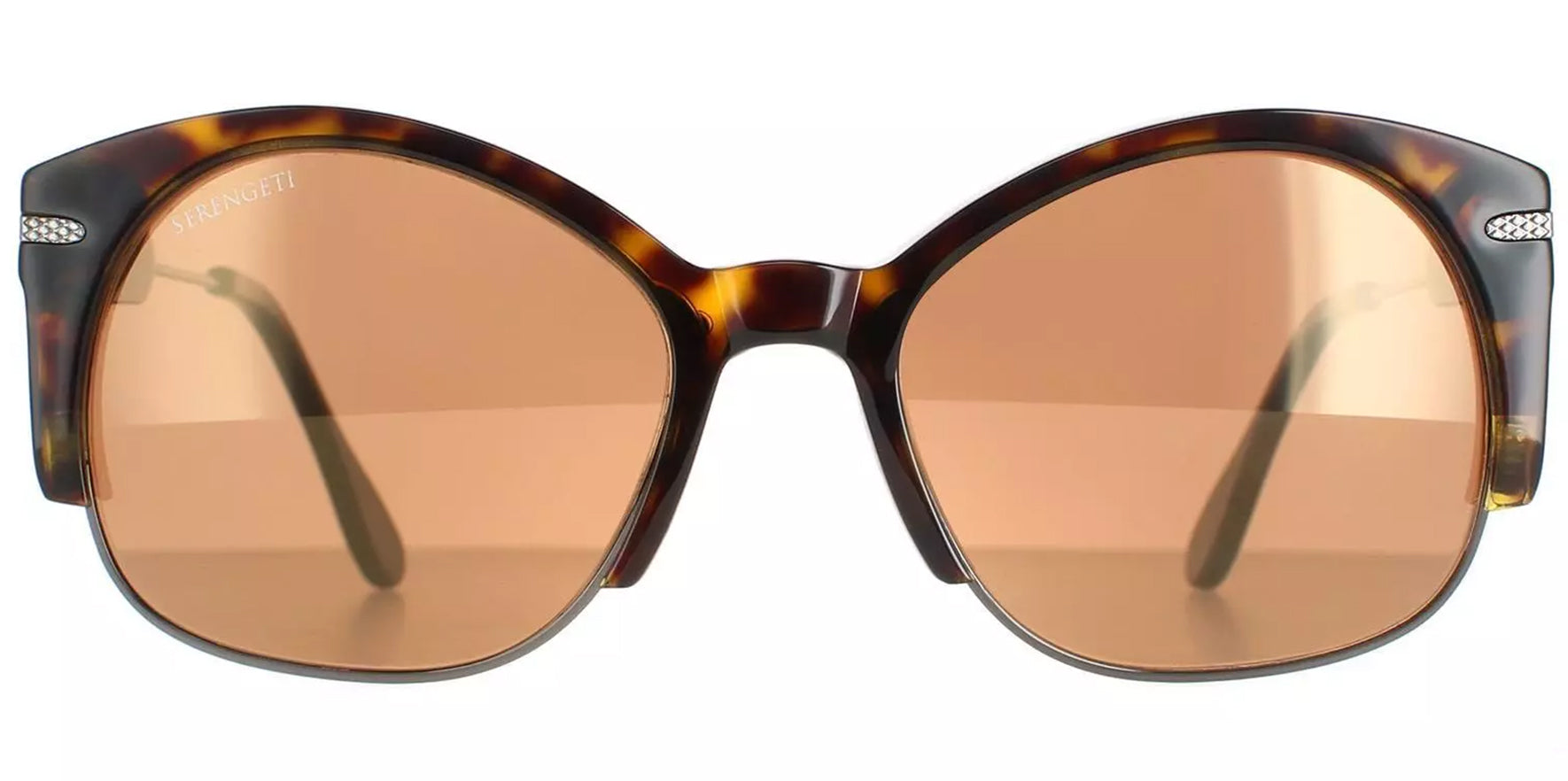 Serengeti Vinita Polarized Dk Tortoise Cat Eye W/ Mineral Lens - Eyedictive
