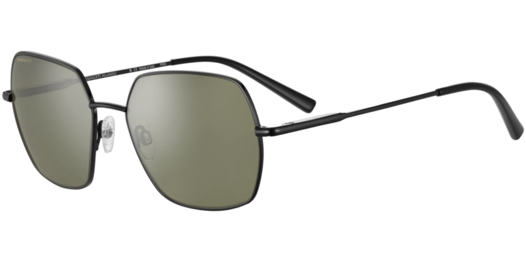 Serengeti Loy Polarized Photochromic Geometric Square Glass Lens