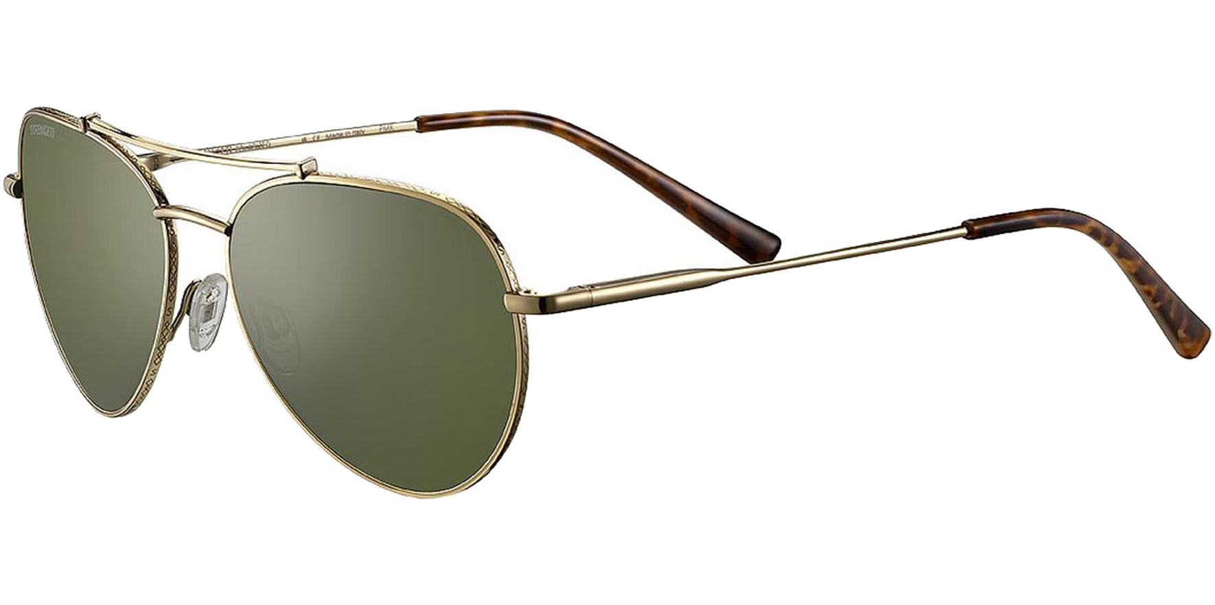 Serengeti Pete Polarized Photochromic Aviator w/ Glass Lenses