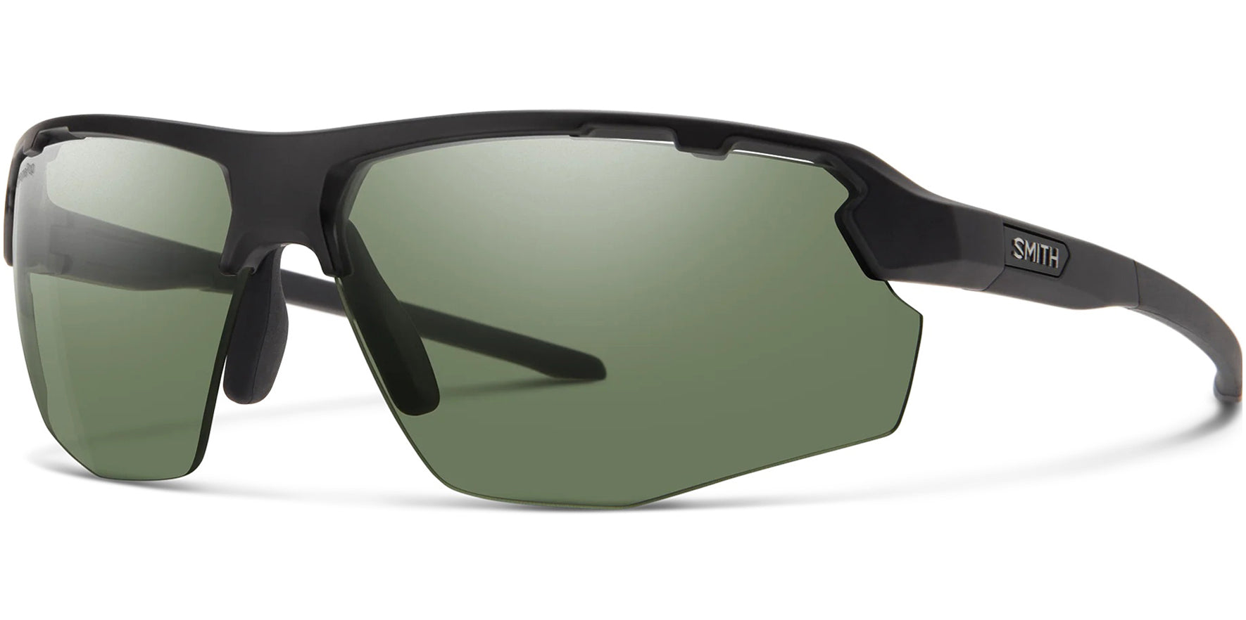 Smith Optics Resolve Polarized ChromaPop Matte Black Semi-Rimless Wrap