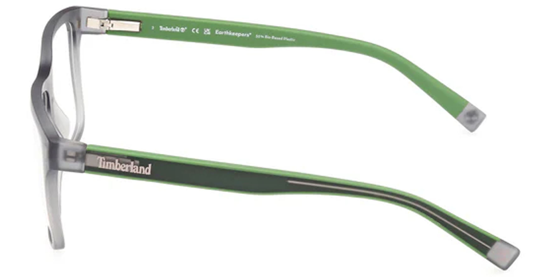 Timberland Square Eyeglass Frame w/ Polarized Clip-On