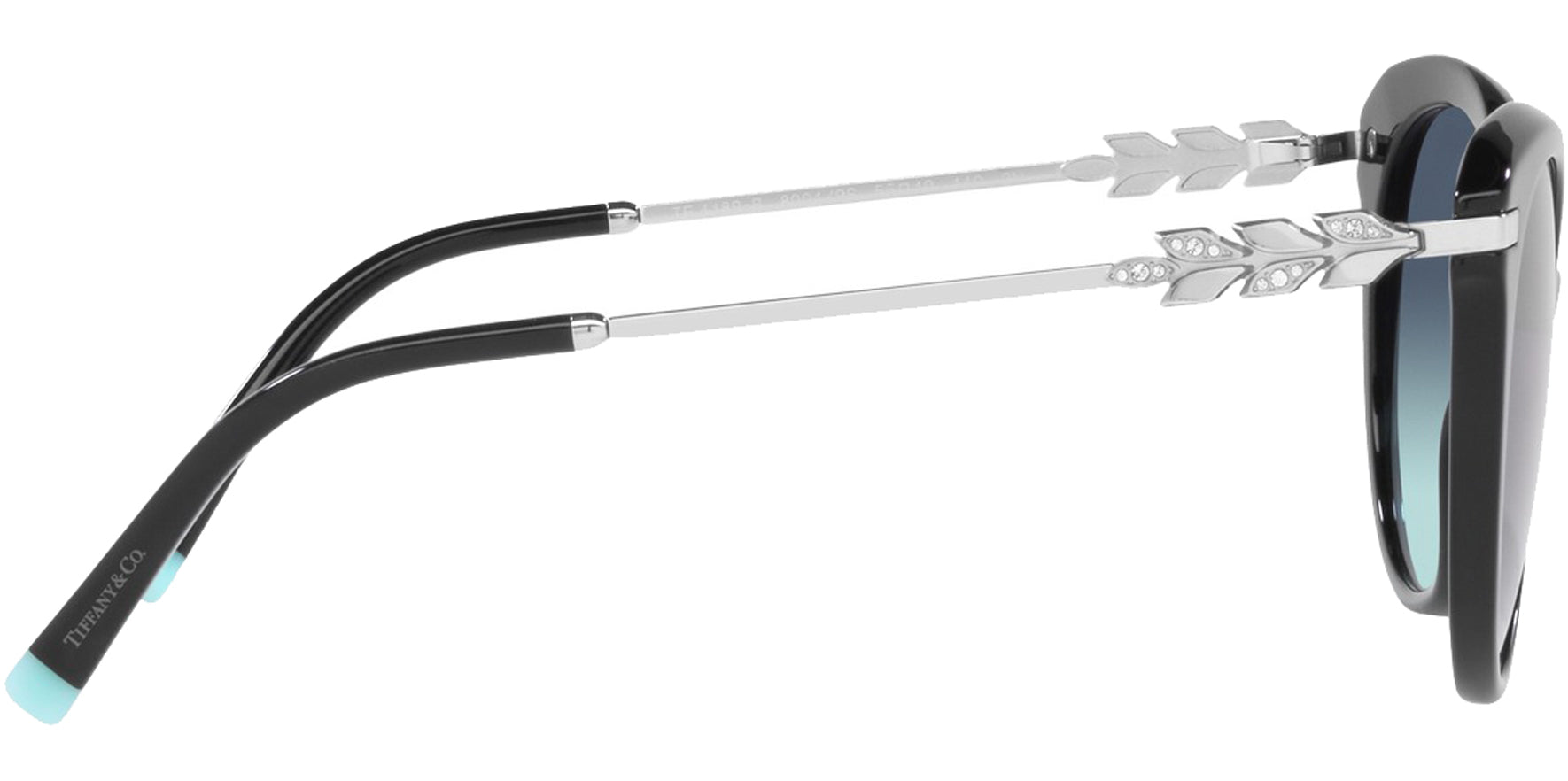 Tiffany & Co. Black Round Cat Eye w/ Gradient Lens - Eyedictive